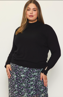 Long Sleeve Mock Neck Sweater CLEARANCE
