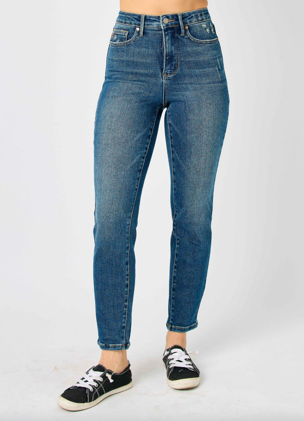 Judy Blue HW Tummy Control Slim Jeans