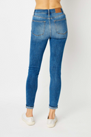 Judy Blue High Waist Cuffed Hem Skinny Jeans
