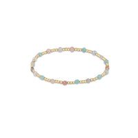 enewton Gemstone Gold Sincerity Pattern 3mm Bead Bracelet - Hot Mess