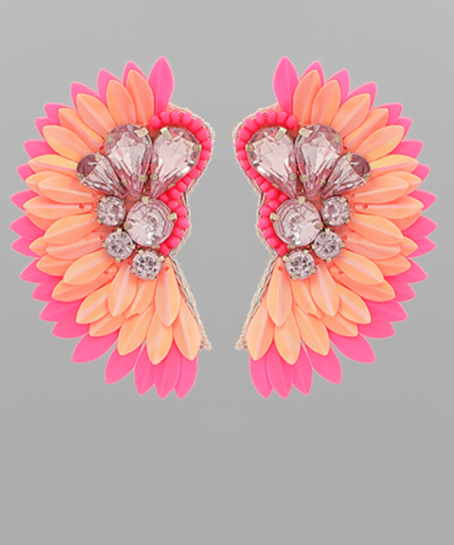 Parrot Wing Earrings