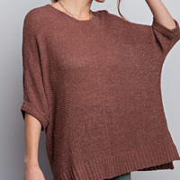 Breezy Sweater Knit Top
