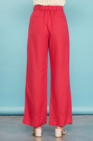 Linen Wide Leg Trousers
