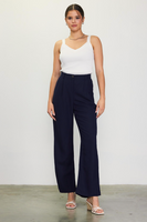 Linen Wide Leg Trousers

