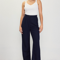 Linen Wide Leg Trousers