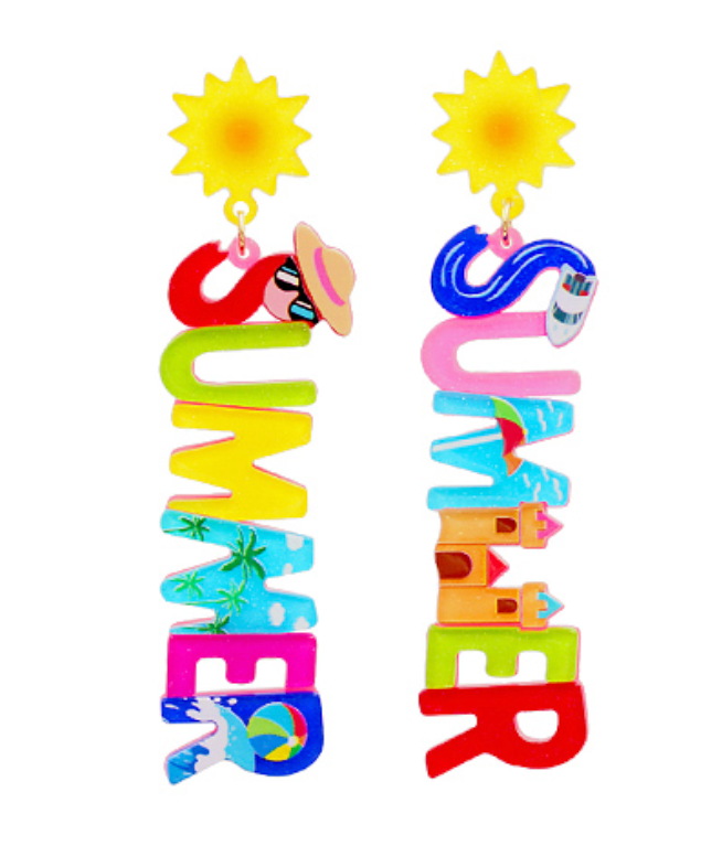 Summer & Sun Drop Earrings