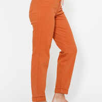 Judy Blue High Waist Garment Dyed Double Cuff Joggers