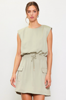 Muscle Tee Cargo Dress

