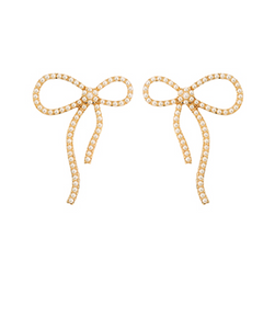 Pearl Bow Earrings