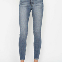 Judy Blue High Waist Tummy Control Contrast Wash Skinny Jeans
