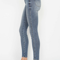 Judy Blue High Waist Tummy Control Contrast Wash Skinny Jeans