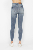 Judy Blue High Waist Tummy Control Contrast Wash Skinny Jeans
