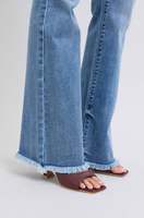 Judy Blue High Waist Bootcut Jeans with Fray Hem
