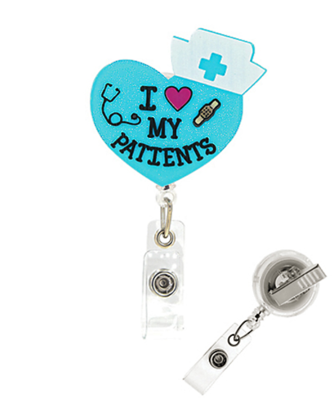 Heart Shaped Nurse Badge Holder
