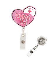 Heart Shaped Nurse Badge Holder

