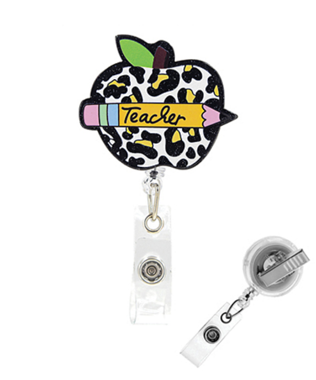 Apple Teacher Badge Holder