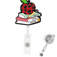 Book Themed Teacher Badge Holder