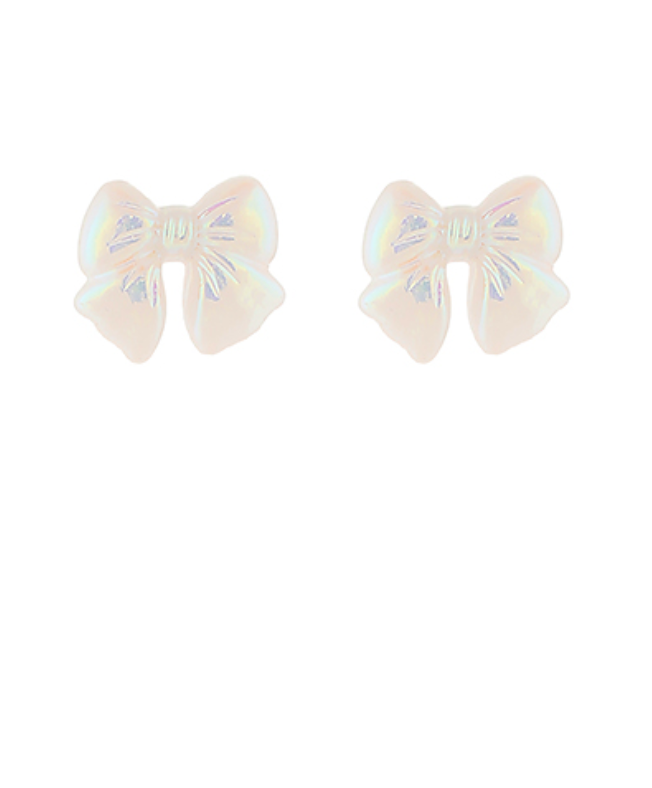 Bow Acrylic Earrings