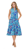 Antonella Sleeveless Midi Dress
