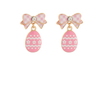 Bow & Easter Egg Earrings