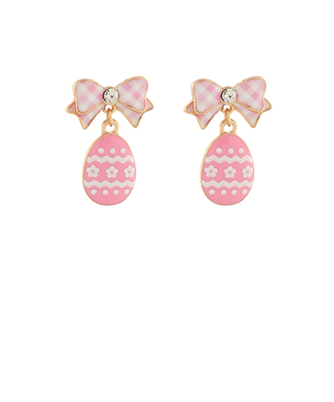 Bow & Easter Egg Earrings
