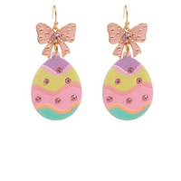 Bow & Easter Egg Earrings