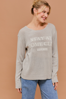 Stay Home Club Lightweight Sweater
