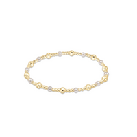 Enewton Classic Gold Sincerity Pattern 4mm Bead Bracelet - Pearl