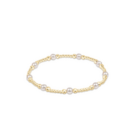 Enewton Classic Purpose Pattern 4mm Bead Bracelet - Pearl