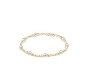 Enewton Classic Purpose Pattern 4mm Bead Bracelet - Pearl