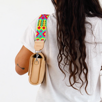 Consuela Mai Tai Wide Woven Shoulder Strap