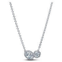 Pandora Embracing Halo Necklace