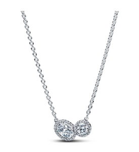 Pandora Embracing Halo Necklace