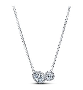 Pandora Embracing Halo Necklace