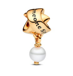 Pandora Treated Freshwater Cultured Pearl Ribbon Charm