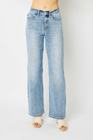 Judy Blue High Waist Light Wash Straight Leg Jeans
