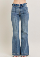Judy Blue High Waist Trouser Flare Jeans
