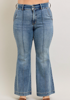 Judy Blue High Waist Trouser Flare Jeans
