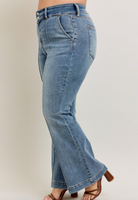 Judy Blue High Waist Trouser Flare Jeans
