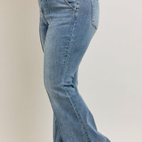Judy Blue High Waist Trouser Flare Jeans