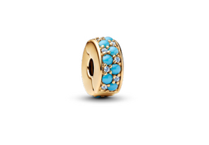 Pandora Aqua Blue Clip Charm