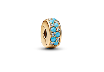 Pandora Aqua Blue Clip Charm