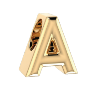 Pandora Letter A Alphabet Charm