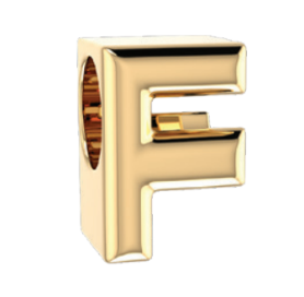 Pandora Letter F Alphabet Charm