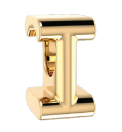 Pandora Letter I Alphabet Charm