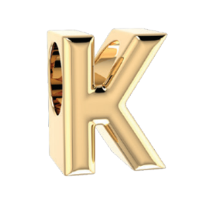 Pandora Letter K Alphabet Charm