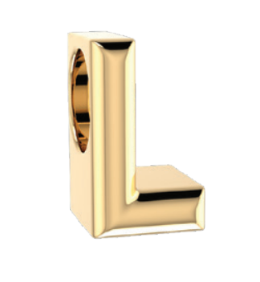 Pandora Letter L Alphabet Charm