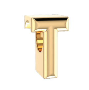 Pandora Letter T Alphabet Charm