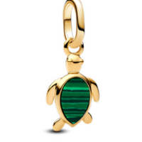 Pandora Green Turtle Mini Dangle Charm