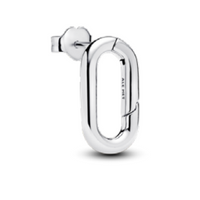 Pandora Sterling Silver Openable Link Stud Earring